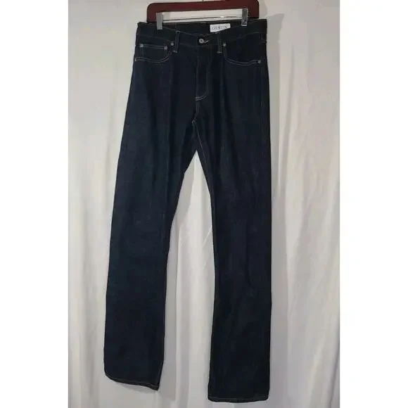 Gustin Dark Blue Straight Men Jeans - Picture 3 of 15